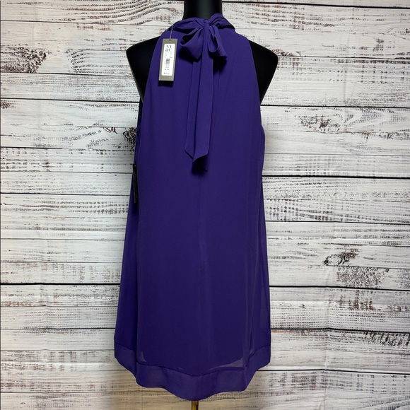 NWT New York & Company Purple Halter
Dress - Picture 2 of 9